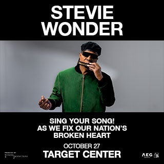 JUST ANNOUNCED: STEVIE WONDER