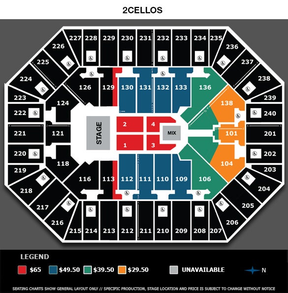 Seating Charts Target Center