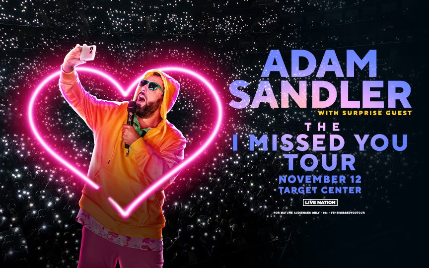 Adam Sandler The I Missed You Tour Target Center