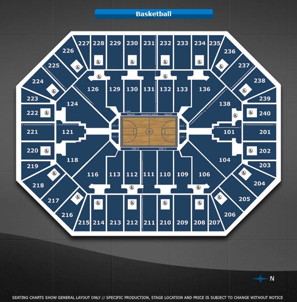 Target Center Seating Chart With Rows